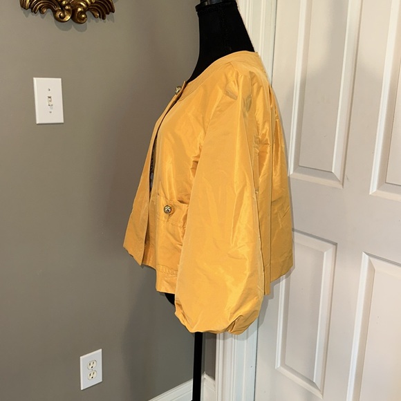 Carlisle Vintage Jacket unique high end fashion size 14 bubble sleeves 💛 Fab - Picture 4 of 16